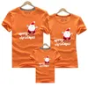 År Matchande Kläder Dotter Merry Christmas Family Look T-shirt Mother Outfits Dad Son Kläder 210417