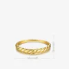 Enfashion Shiny Twist Bangles for Women Gold Color Elegant Bracelets Femme 2020 Fashion Jewelry Christmas Pulseras Mujer B202185 Q0720