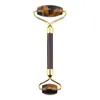 Mode Jade Massage Roller Tiger Eye Stone Scraping Plate voor Salon Spa Gezicht Body Beauty Tools