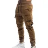 Men Jogger sweatpants male multi-pocket bodybuilding training bodybuilding fitness trousers men's cotton fashion jogging pants G0104