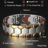 Pure Titanium Magnetic Therapy Bracelet Men Energy Germanium Magnet bio health magnetic bracelet68460575819607