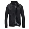 Stor storlek 4xl 5xl mens vår sommarjackor Casual tunna manliga vindbrytare College Bomber Black Windcheater Hommes Varsity Jacket 210927