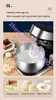 304 Stainless Steel Stand Mixer 5 Liters Dough Machine Electric Dough Mixer Milkshake/Cake Mixer Kneading Chef Machine 1200W