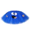 Cookie Monster Girls Tutu kjol set fluffy blå barn flickor tyll kjol barn födelsedagsfest kjol tutu tjej halloween kostym211033799125