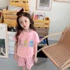 Set di vestiti casual estivi per bambini e bambine per bambini