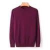 10 kolorów gęste okrągły sweter na okrągłym szyi jesień/zima swoboda wysokiej jakości ciepły sweter męski ubrania marki 210820