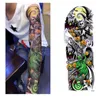 Full ARM Tidigare tatuering Designs Blomma och djur Vattentät Tatueringar Klistermärken för män Kvinnor Kroppskonst Färger Skin Dekor
