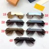 Classic Letter Women Men Eyeglasses With Box One Piece Lens Sunglasses Half Round Frame Sun Glass Luxury Eyewear