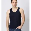 2pcs/lot Summer New Plus Size Tops Men Nylon Cotton Slim Pure Color Vest Man Singlet sleeveless shirt Underwear Men's Tank Tops
