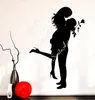 壁のステッカー漫画の愛の自己接着壁紙の赤ちゃんの客室アートの装飾
