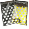 100 stks / pak Star Adhesive Bag Golden Design Party Cookies DIY Gift Verpakking Zakken voor Kerst Huwelijks Candy Food 20220223 Q2