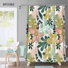 High Quality Flower Fabric Shower Curtain Waterproof Beautiful Natural Landscape Bath Curtains for Bathroom Decor with Hooks 211115