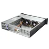 Mały pulpit 6 Bay 2u-Server Case z 2 Wentylatory chłodzące Krótki 480mm Głębokość Przemysłowy Podwozie 2U z -2.4 "2,5" HDD