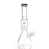 pipa de agua vaso de vidrio bong tuberías de agua capturas de hielo jaula de pájaros perc material grueso plataforma de dab de aceite para fumar bongs de 14 "con junta de 14 mm