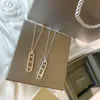 Chains Classic 925 Sterling Silver Lady Necklace Full Of Diamonds European And American Fashion Simple Exquisite Gift