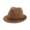 Chapeaux pour femmes Fedora chapeau d'hiver haut laine kaki vert noir Jazz casquettes messieurs chapeaux pour hommes Pamelas Y Tocados Para Bodas