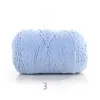 1 pc 100g cor sólido / arco-íris cor de algodão mão de algodão macio crochê fios grossos para mão confecção de tricô suéter quente sofá cachecol diy y211129