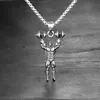 Strong Man Dumbbell Pendant Necklace Stainless Steel Chain Muscle Men Sport GiftFitness Hip Hop Gym Jewelry For Male Necklaces2399