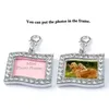 Chien mini mignon ID Tag personnalisé écriture pour animaux de compagnie animaux nom cadre photo pour chat chiot chiens collier étiquette pendentif prune Bossom étoile conception 15 pièces HH21-800