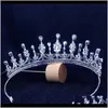 Клипы Barrettes Hair Jewelry Delivery 2021 Crown Headsd
