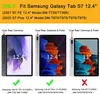 Samsung Tab S7 FE / S7 Plus Чехол с держателем S S7 [SM-T730 / T736B / T970 / T975 / T976 / T978] - Premium Shocious STAND FOLIO FOLIO