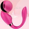 Clitoris nippel suger vibratorsexleksaker för kvinnor fjärrkontroll bärbara vibrerande trosor älskar ägg par Audlt produkter 18 p0818