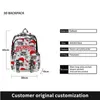 Backpack HALLOWEEN CIGARS BACKWOODS Backpacks For Men Women Teenage Boys Girls School Bags Oxford Waterproof Outdoor Shoulder Bag