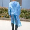 Disposable PE Raincoat Adult One-time Emergency Waterproof Hood Poncho Travel Camping Must Rain Coat Outdoor Rainwear ZWL715