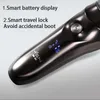 Youpin MSN Afeitadora eléctrica Afeitadora Máquina de afeitar para hombres IPX7 Impermeable Seco Recortador húmedo Recargable Lavable Pantalla LCD P0817