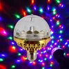 E27 6W boule magique en cristal rotative RGB LED effets ampoule de scène mini lampe pour fête disco DJ fêtes de Noël divertissement à domicile efficace D2.0