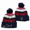 New Beanies Maple Leafs Hockey 2021 Hot Knit Pom Hats Baseball Football Basketball Sport Beanie Mix Match Order All Caps