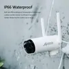 Kamery 5mp Super HD Bezprzewodowa kamera bezpieczeństwa WiFi Surveillance na zewnątrz z Night Vision Wykrywanie ruchu zdalnego dostępu