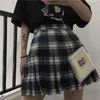 Skirts Japanese JC Casual Large Size Plaid Fun Vintage Harajuku Fashion Streetwear A-Line Girls' College Hip Hop Ins High Waist Skirt