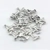 200 pièces chien os breloque pour animaux de compagnie alliage chien chiot os pendentif pour collier à faire soi-même Bracelet fabrication de bijoux résultats A-635