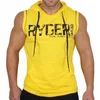 ZOGAA Męskie Z Kapturem Bez Rękawów Tanks Bodybuilding Mięśni Korytarz Letni Sport Kamizelki Kamizelki Mężczyźni Odzież Plus Size S-3XL