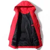 Winter Men's Down Jacket Hooded Fashion Long Coat Men Windproof Waterproof Thick Warm Brand Mens Clothing Parka 210910