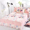 Sete cores de flores cama de cama de têxteis camas de cama casa de cama grande tamanho colchão cama colcha (sem fronha) f0231 210420