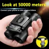 300X25 jumelles professionnelles puissant 50000M large bande Film vert télescope Portable HD qualité BAK4 prisme monoculaire Camping