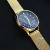 إلى P Quality Mens يشاهد جميع عمل المؤشر الوظيفي Quartz Watch Watch Stafless Strap Strap Waterprowatch