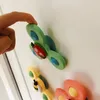 Gyro Animal Sucker Phower Prasping Spinner Спиннинг FIDGET TOP Gyroscope Spin Ванная Ванна Игрушка Детские Мальчики Ванна Присоска Купание Детей для детей