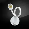 Wall Lamps 10pcs/lot LED Aisle Light 85-265V 1W Surface Mounted Spot For Porch Bedroom Background Lighting White/black