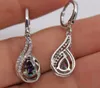 Charmes femmes boucles d'oreilles coloré brillant goutte Dangle boucle d'oreille mariée mariage saint valentin fête cadeau fille oreille décoration bijoux