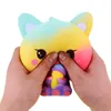 Creamy Scented Soft Squeezes Novelty Tryck Sensory Toys Cute Cartoon Cat Slow Rebound Toy Decompression Office Toys Presenter