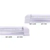 25pcs 4 stóp 5 stóp 6 stóp 8 stóp LED LIFE V Kształt Zintegrowane rurki T8 4 5 6 8 FT Frezer Oświetlenie drzwi 36 W 72W 100W 144W AC85-277V Light Light USA Stock