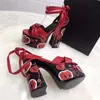 Designer Luxury Ladies Bianca Tribute Patient Sandals Sandals Piattaforma Sandalo Sandalo Sandalo con scatola