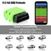 Konnwei ELM327 V1.5 OBD2 أدوات الماسح الضوئي التشخيصي KW902 Bluetooth المتوافقة مع ماسحات السيارات Mini Elm 327 OBD 2 KW902 كود قارئ أندرويد الهاتف