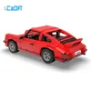 Retro-estilo rs esportes vermelho super corrida de carro blocos C61045 1429 pcs Cada modelo de brinquedo de tijolo 21001 21002 21003 21004