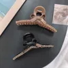 Korean Style Large Size Clamps Simple temperament solid color hairpin Fashion Hair Claw Clip for Women Hair Accessories