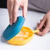 Andra Bar Produkter Kreativ hexagonal Ice Cube Mold Food Grade Silicone Kylskåp DIY För att göra hemlagad ICES-förvaringslåda WH0553