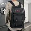 Backpack PU Leather Flip Gym Bag Men Fitness Sport Woman Trainning Rucksack Scooter Basketball Sneaker Travel 2022 Bacs